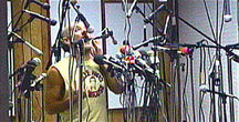 many many microphones